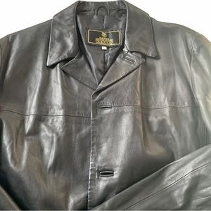 Dante Mens Leather Jacket Size 52